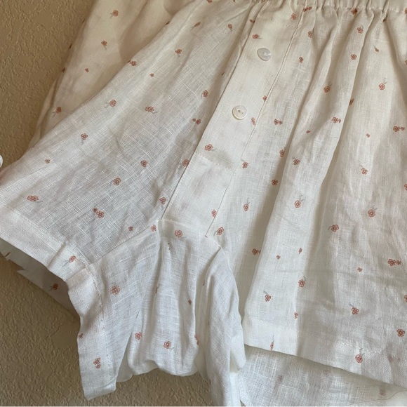 Deiji Studios 03 Boxer Shorts in Corsage Print Linen - Picture 5 of 7